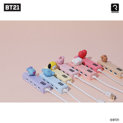 [ROYCHE X BT21] Baby Figure 4-Port USB 3.0 Hub