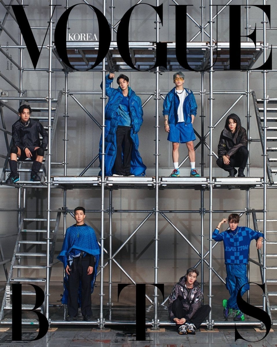 VOGUE Korea x GQ Korea - BTS January 2022 Issue Magazine - K-STAR