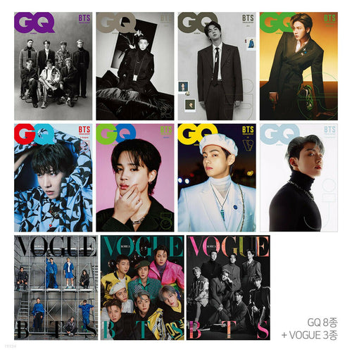 VOGUE Korea x GQ Korea - BTS January 2022 Issue Magazine - K-STAR