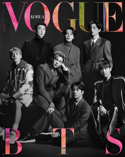VOGUE Korea x GQ Korea - BTS January 2022 Issue Magazine - K-STAR
