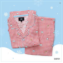 [LINE X BT21] Check Pajama Set