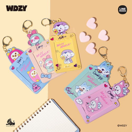 [WDZY JAPAN] WDZY Photocard Case Holder Keyring + Sticker Ver.2 - K-STAR
