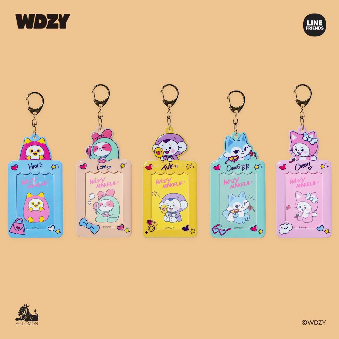 [WDZY JAPAN] WDZY Photocard Case Holder Keyring + Sticker Ver.2 - K-STAR