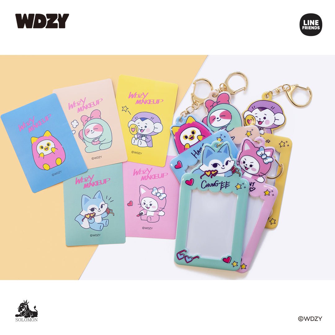 [WDZY JAPAN] WDZY Photocard Case Holder Keyring + Sticker Ver.2 - K-STAR