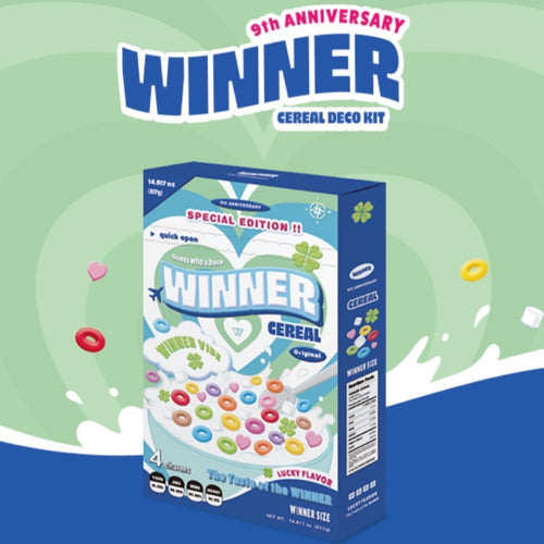 WINNER 2023 Debut Anniversary Cereal Deco Kit - K-STAR