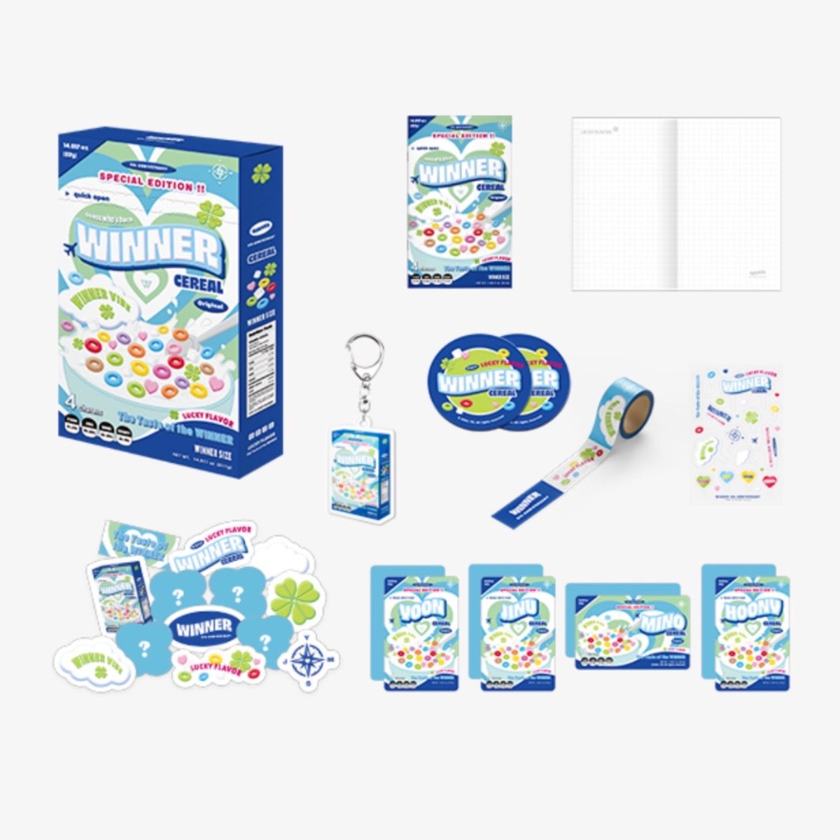 WINNER 2023 Debut Anniversary Cereal Deco Kit - K-STAR