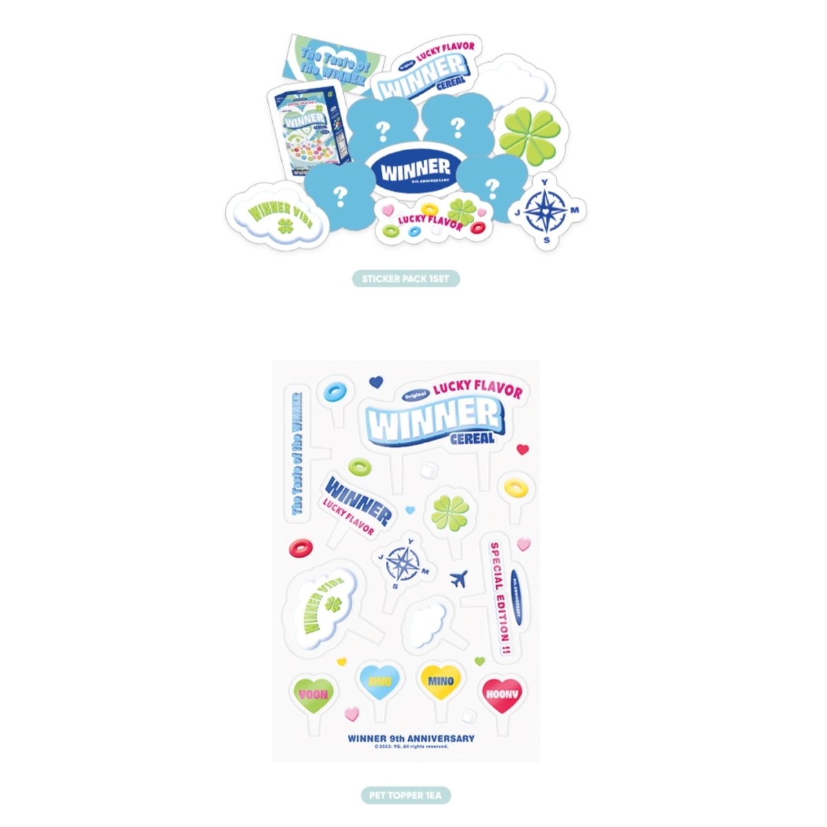 WINNER 2023 Debut Anniversary Cereal Deco Kit - K-STAR
