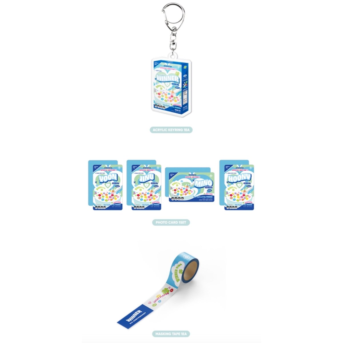 WINNER 2023 Debut Anniversary Cereal Deco Kit - K-STAR