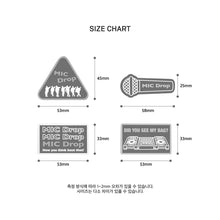 [BIG HIT] BTS OFFICIAL MIC Drop Wappen Pin Badge Set