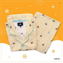 [LINE X BT21] Check Pajama Set