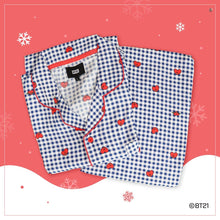 [LINE X BT21] Check Pajama Set