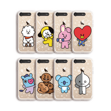 [LINE X BT21] Clear Light Up Case (Soft) For iPhone & Galaxy (Free Shipping)
