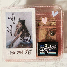 Transparent Jelly Glitter Card Holder