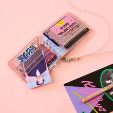 Transparent Jelly Glitter Card Holder