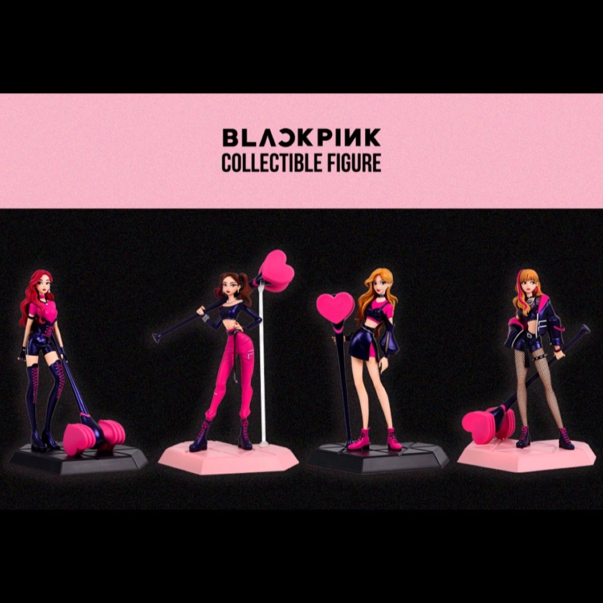 BLACKPINK コレクティブルフィギュア 4体セット ブラックピンク BLACKPINK J.P. TOYS Exclusive version by YG Select TH - The