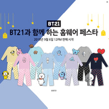 [LINE X BT21] Teejama Set. (Free Shipping)