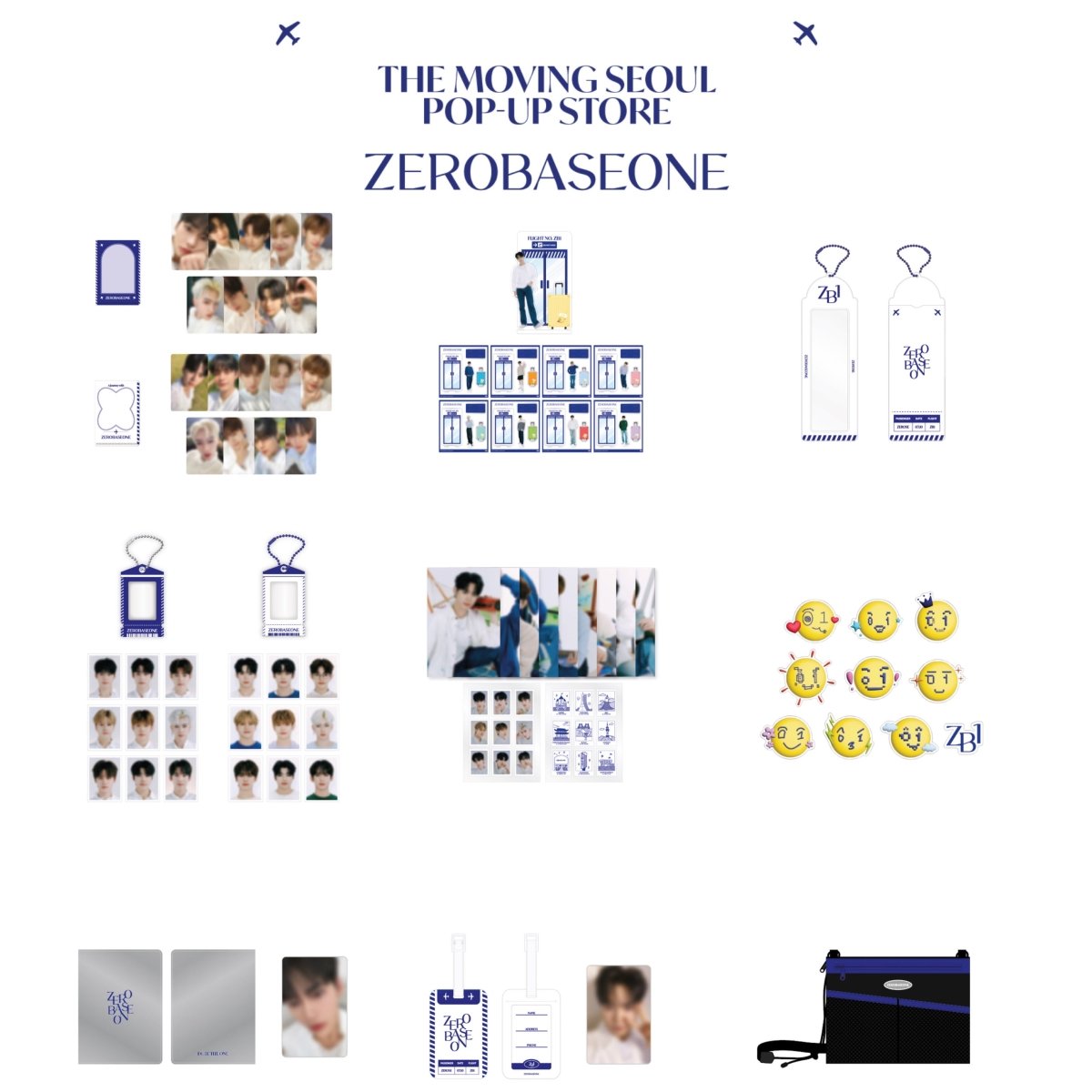 ZB1 ZEROBASEONE 2023 The Moving SEOUL Pop-Up Store Official MD - K-STAR