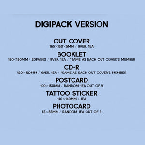 ZEROBASEONE ZB1 - Youth In The Shade 1st Mini Album Digipack Version - K-STAR