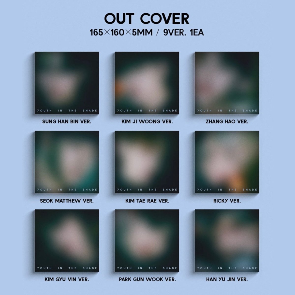 ZEROBASEONE ZB1 - Youth In The Shade 1st Mini Album Digipack Version - K-STAR
